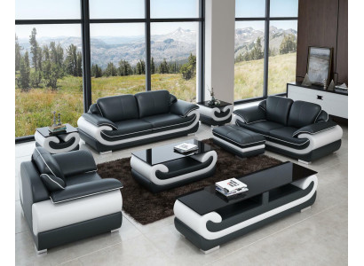 Sofa set 3+2+1 Seater + Stool Set Suite Upholstered Sofa Couch