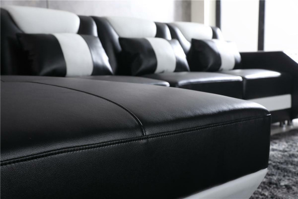 Relax Couches L-shape Shape Sofa Couch Suite Illuminated Living landscape