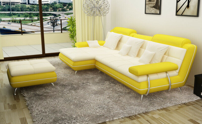 Suite L-shape Exclusive Living room Couch Poster Couches Sofa