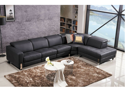 Luxury Sofa L-shape Leather Sofa Couch Living landscape Suite Design Modern Sofa Corner sofa