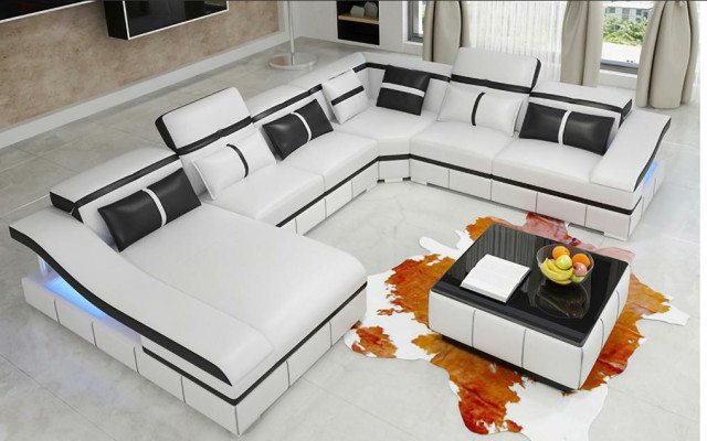 Luxury Corner Corner sofa U-shape Living landscape Sofa Couch Upholstery Suite Modern Sofas new