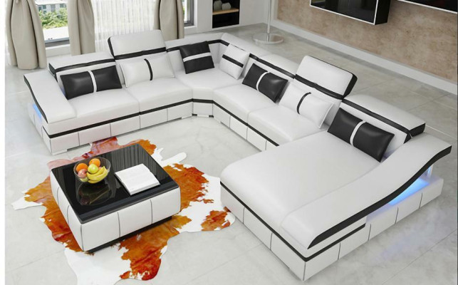 Luxury Corner Corner sofa U-shape Living landscape Sofa Couch Upholstery Suite Modern Sofas new