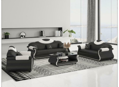 Sofa set 3+2+1 Seater Suite Sofas 3pcs. Living landscape Sofa Couch Upholstery