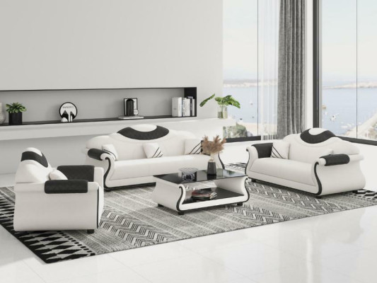 Sofa set 3+2+1 Seater Suite Sofas 3pcs. Living landscape Sofa Couch Upholstery