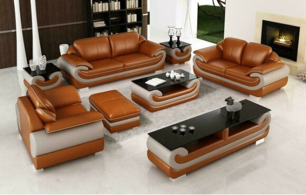 Relax Sofa set 3+2+1 Seater Set Design Sofas Upholstery Couches Leather