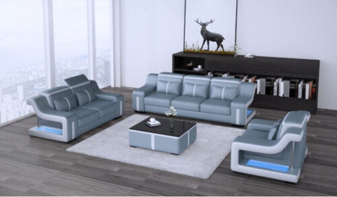Sofa set Couch Upholstery Sofa Set 311 Leather Couches Sofas Complete