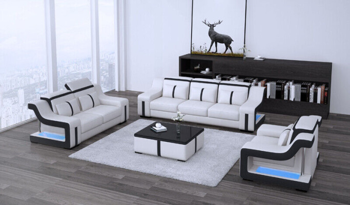 Sofa set Couch Upholstery Sofa Set 311 Leather Couches Sofas Complete