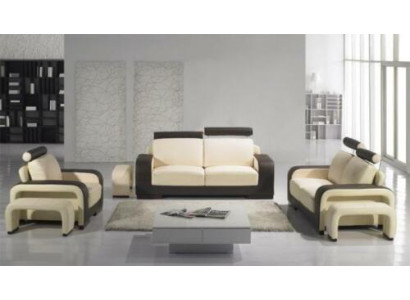 Leather sofa sofa set 3+2+1 seater set decorative suite upholstered sofa couch