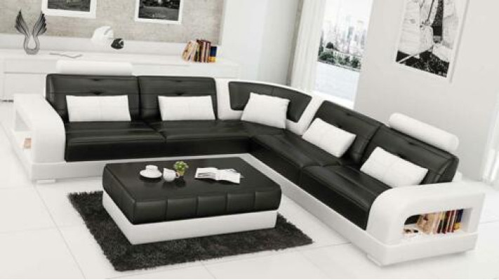 Upholstery Corner sofa Sofa Couch Living landscape Leather Corner Sofas Suite