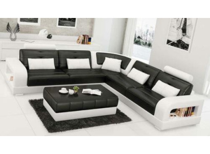 Upholstery Corner sofa Sofa Couch Living landscape Leather Corner Sofas Suite