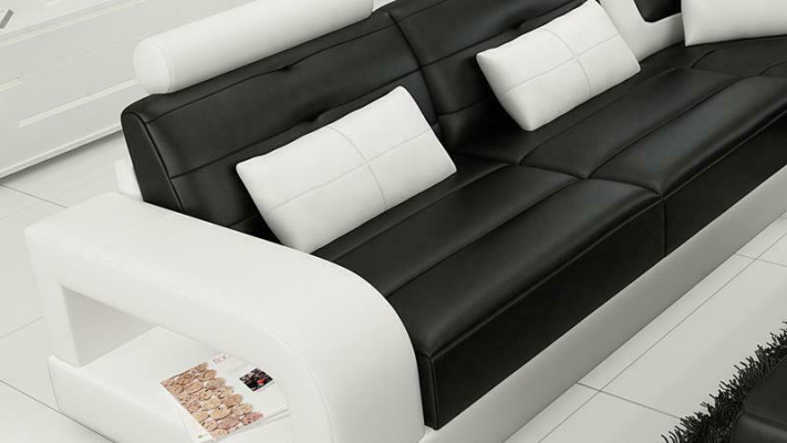 Upholstery Corner sofa Sofa Couch Living landscape Leather Corner Sofas Suite