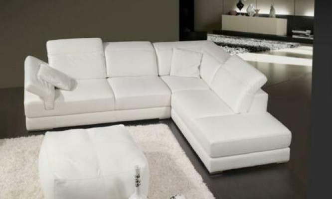 Sofa Living landscape Corner sofa L-shape Corner sofa Couch Suite Upholstery