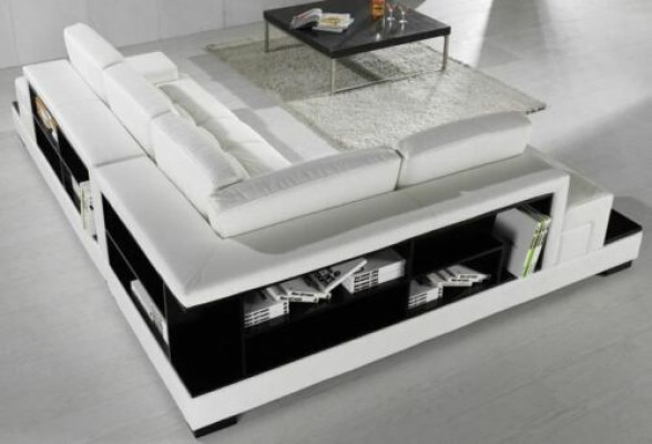 Living landscape Corner sofa L-shape Sofa Corner sofa Couch Suite Upholstery