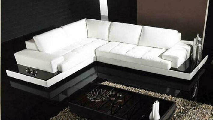 Living landscape Corner sofa L-shape Sofa Corner sofa Couch Suite Upholstery