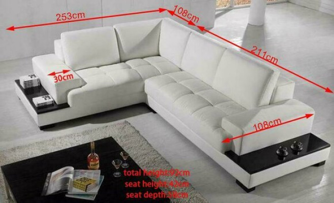 Living landscape Corner sofa L-shape Sofa Corner sofa Couch Suite Upholstery