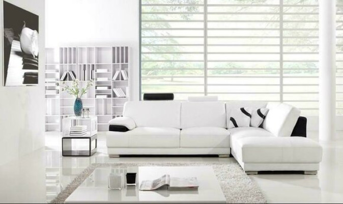 Living landscape Sofa Corner sofa Couch Suite Upholstery Corner sofa L-shape