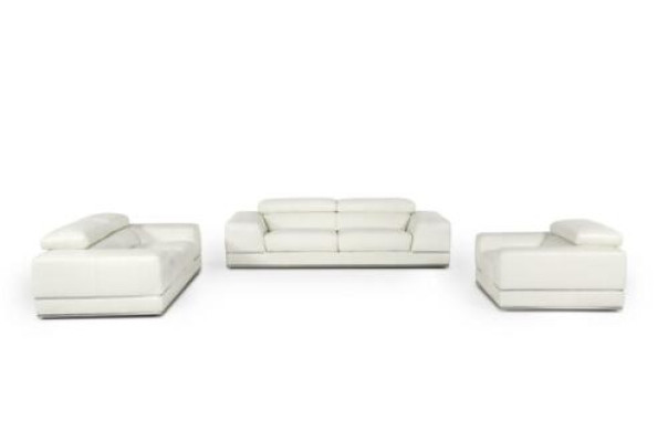 Leather sofa Couch Living landscape 3+1+1 new Suite Sofa Sofa set