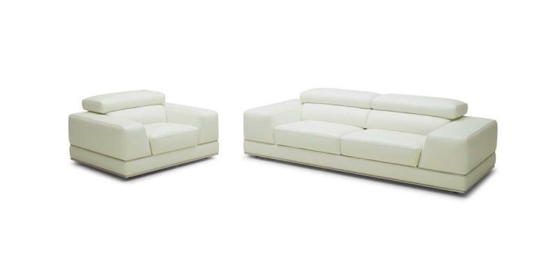 Leather sofa Couch Living landscape 3+1+1 new Suite Sofa Sofa set