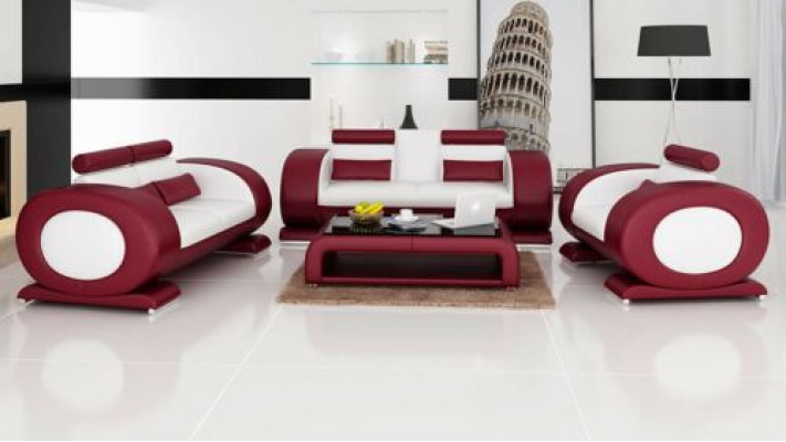 Sofa set Sets Set Design Sofas Upholstery Couches Leather 311 Seater new