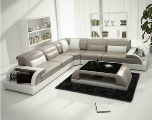 Corner sofa Corner Upholstery Living landscape Couch Sofa Corner suite U-shape