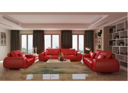 Sofa set Leather Sofa Couch Sets Design Modern Sofa 3+1+1 Seater