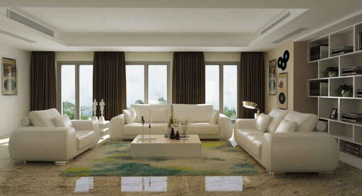 Sofa set Leather Sofa Couch Sets Design Modern Sofa 3+1+1 Seater