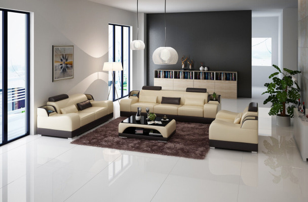 Design sofa set 2x 3 seater set sofas upholstery couches modern couch