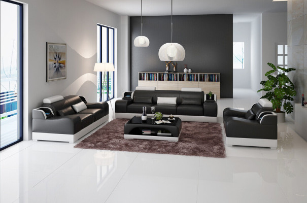 Design sofa set 2x 3 seater set sofas upholstery couches modern couch