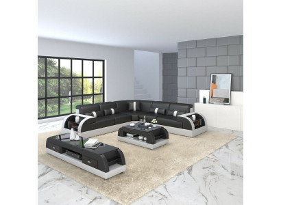 Designer Sofa Couch Upholstery Living landscape Corner sofa Corner sofa L-shape