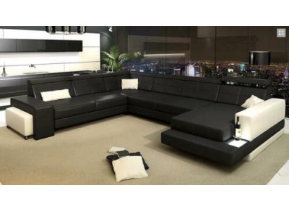 Designer Suite Corner suite Living landscape U-shape Couch Corner sofa Upholstery