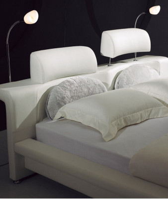 Design Double bed Leather Bed Beds Bed Upholstery Leather Bedroom Marriage