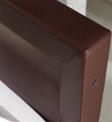 Leather Bed Upholstery Design Luxury Double Hotel Sleep Room Marriage Beds