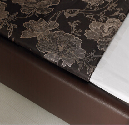 Leather Bed Upholstery Design Luxury Double Hotel Sleep Room Marriage Beds