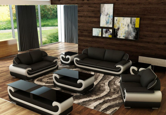 Leather Sofa Couch Living landscape 3+2 Seater Suite Design Modern Sofa Furniture Production Turkey 1959 