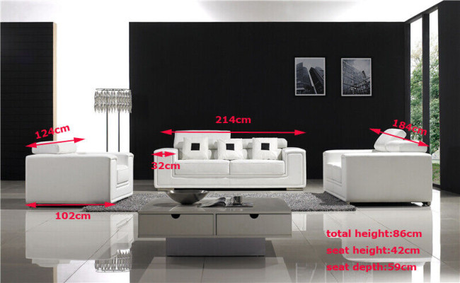 Suite leather sofa sofa set 32 ​​seater set upholstered sofa couch designer sofa new