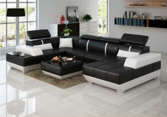 Design Living landscape U-shape big Corner sofa Sofa Couch Upholstery xxl Suite