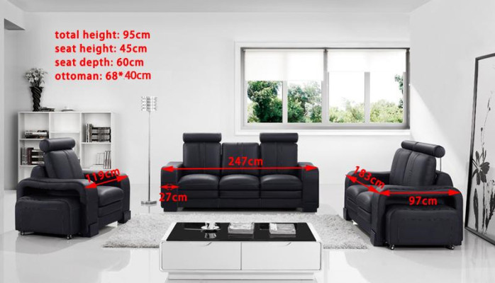 Design Two-seater Sofas Couch Upholstery Modern Decorative Couches Sofa 2 Seater