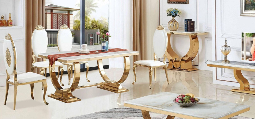 Dining table Dining room Set Dining set Classic r Table 5tlg Set Chair new