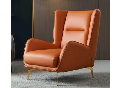 Luxury TV Club Armchair Upholstery Seater Design Couch Armchair Relax Leather Lounge