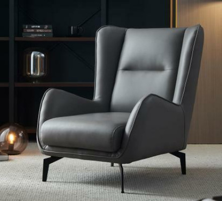 Luxury TV Club Armchair Upholstery Seater Design Couch Armchair Relax Leather Lounge