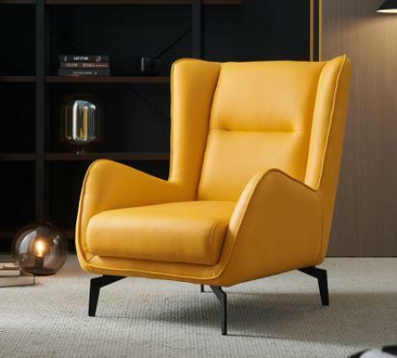Luxury TV Club Armchair Upholstery Seater Design Couch Armchair Relax Leather Lounge