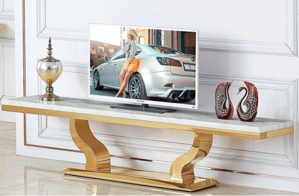 Modern sideboard tv Shelf stainless steel Chest of drawers Board new Consoles