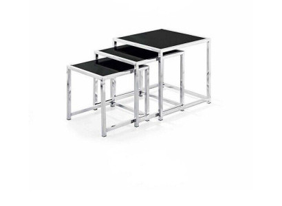 Set 3x Coffee table Coffee table Side table Designer Living room table Tables