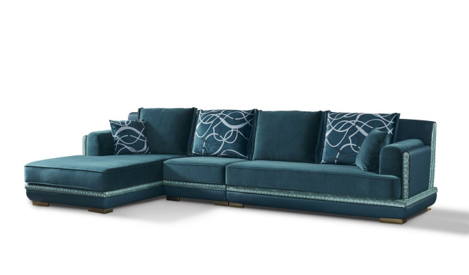 Corner sofa L-shape Living landscape Sofa Couch Upholstery Corner Decoration Suite Leather
