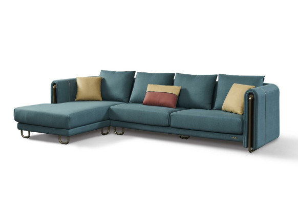 Modern Living room Furniture Corner sofa Corner sofa Fabric sofa Corner suite Sofa