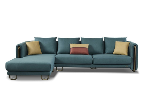 Modern Living room Furniture Corner sofa Corner sofa Fabric sofa Corner suite Sofa