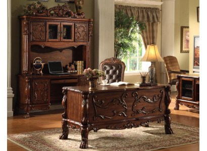 Desk Chair Computer desk Designer Office Tables Baroque Rococo 3-piece set
