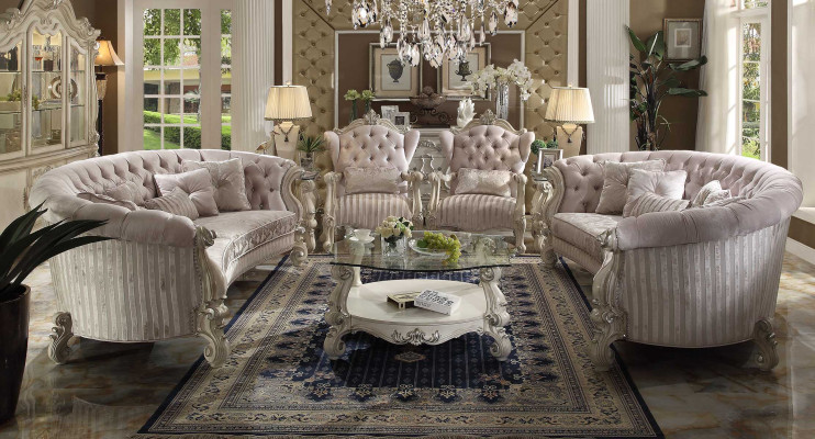 Sofa set 4+1 Seat Classic Living landscape Sofas Couches Upholstery