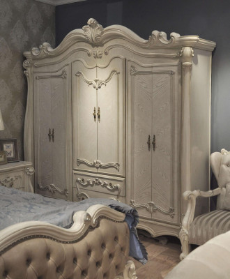 Classic r Antique Style Wardrobe Wardrobe Wood Coat rack Cabinets