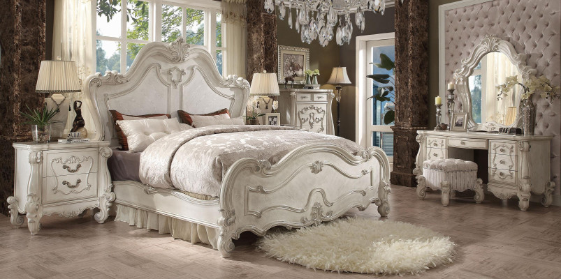Classic s Bed Double bed 2x Bedside tables Wood Design Beds new 3 pcs.